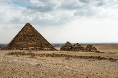 Giza nekropol, Giza Yaylası, Mısır. UNESCO Dünya Mirası