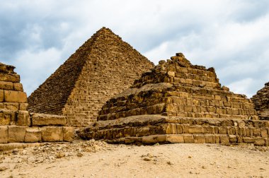 Giza nekropol, Giza Yaylası, Mısır. UNESCO Dünya Mirası