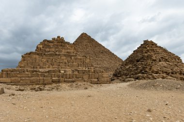 Giza nekropol, Giza Yaylası, Mısır. UNESCO Dünya Mirası