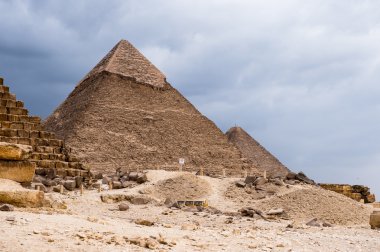 Giza nekropol, Giza Yaylası, Mısır. UNESCO Dünya Mirası