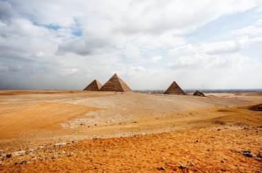 Giza nekropol, Giza Yaylası, Mısır. UNESCO Dünya Mirası