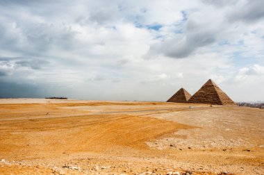 Giza nekropol, Giza Yaylası, Mısır. UNESCO Dünya Mirası