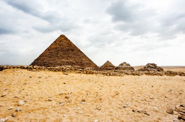 Giza nekropol, Giza Yaylası, Mısır. UNESCO Dünya Mirası