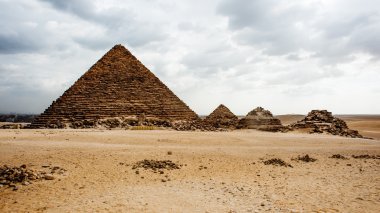 Giza nekropol, Giza Yaylası, Mısır. UNESCO Dünya Mirası