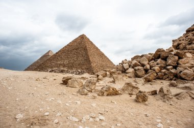 Giza nekropol, Giza Yaylası, Mısır. UNESCO Dünya Mirası
