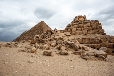 Giza nekropol, Giza Yaylası, Mısır. UNESCO Dünya Mirası