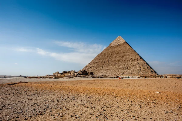 Necropolis Giza, Giza platån, Egypten. Unescos världsarv — Stockfoto