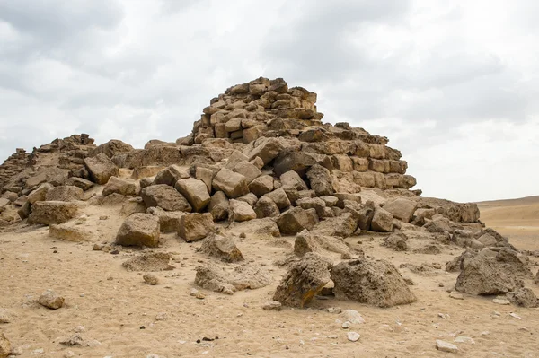 Gizeh Necropolis, Plateau van Giza, Egypte. UNESCO werelderfgoed — Stockfoto