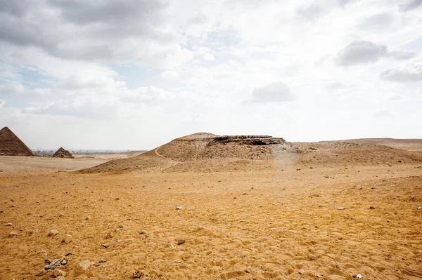 기자 공동 묘지, Giza 고원, 이집트 유네스코 세계 유산 — 스톡 사진