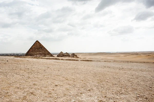 Nécropole de Gizeh, plateau de Gizeh, Égypte. Patrimoine mondial de l'UNESCO — Photo