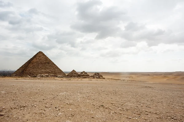 Necropoli di Giza, Altopiano di Giza, Egitto. Patrimonio mondiale UNESCO — Foto Stock