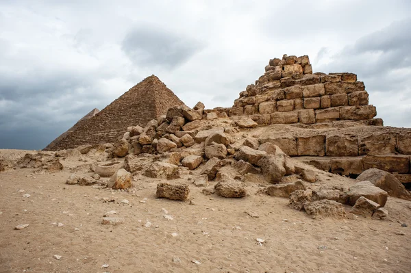 Nécropole de Gizeh, plateau de Gizeh, Égypte. Patrimoine mondial de l'UNESCO — Photo