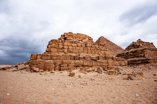 Giza-Nekropole, Giza-Hochebene, Ägypten. UNESCO-Welterbe — Stockfoto