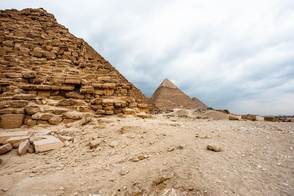 Giza-Hochebene, Westufer des Nils, Giza, Ägypten — Stockfoto