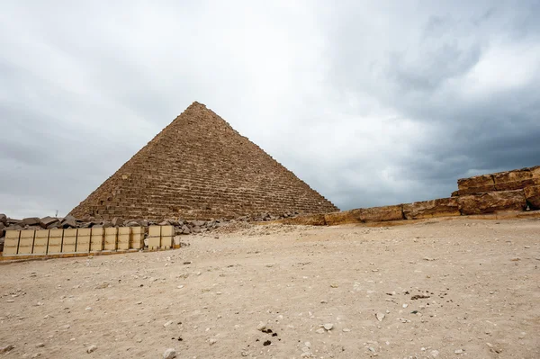 Giza-Hochebene, Westufer des Nils, Giza, Ägypten — Stockfoto