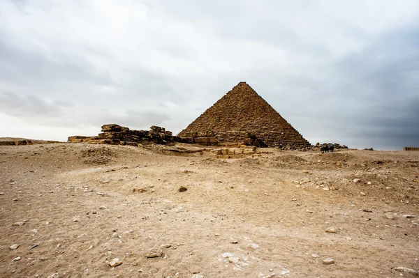 Giza Plateau, westelijke oever van de Nijl, Giza, Egypte — Stockfoto