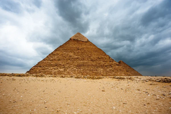 Giza Plateau, Cisjordânia do Nilo, Gizé, Egito — Fotografia de Stock