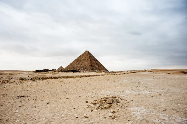 Giza Plateau, West Bank of the Nile, Giza, Egypt — Stock Photo, Image