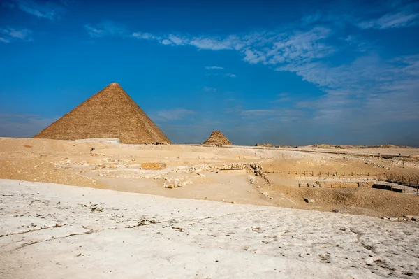 Giza Plateau, zachodnim brzegu Nilu, Giza, Egipt — Zdjęcie stockowe