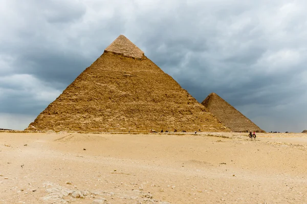 Giza-Hochebene, Westufer des Nils, Giza, Ägypten — Stockfoto