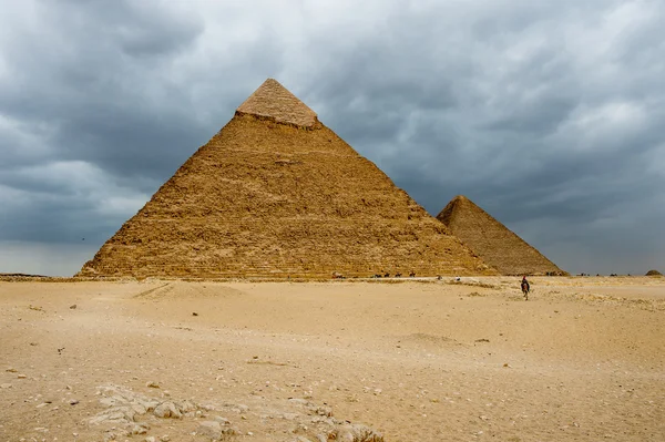 Giza Plateau, Cisjordânia do Nilo, Gizé, Egito — Fotografia de Stock