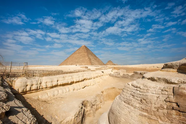 Meseta de Giza, Cisjordania del Nilo, Giza, Egipto —  Fotos de Stock
