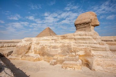 Duvardaki bir tapınakta Mısır Tanrı'nın otantik hiyeroglif illüstrasyon