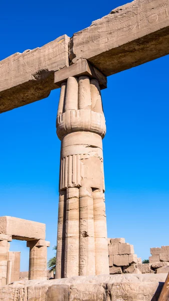 Tempelkomplex Karnak, Luxor, Ägypten — Stockfoto