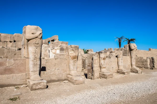 Karnak tempel complex, luxor, Egypte — Stockfoto