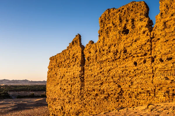 Rovine del Tempio di Nadora nel deserto di Kharga in Egitto — Foto Stock