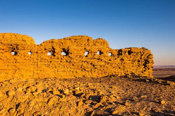 Ruins of the Nadora Temple in the Kharga Desert of Egypt — Stock Photo, Image