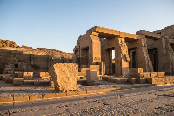 Templet i Kom Ombo under soluppgången, Egypten — Stockfoto