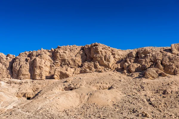 Oude verlaten huizen in de buurt van in Egypte — Stockfoto