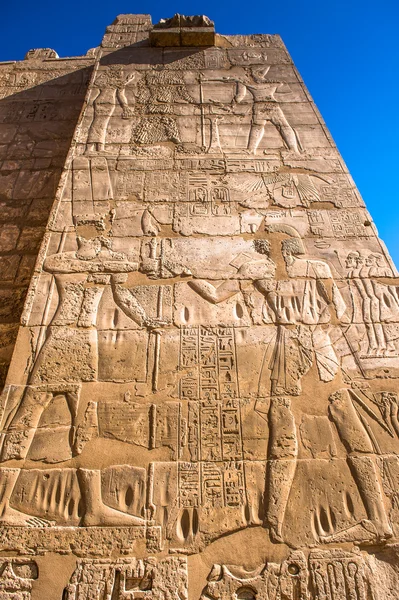 Medinet Habu (morg Tapınağı Ramses III), Batı Şeria Mısır Luksor — Stok fotoğraf