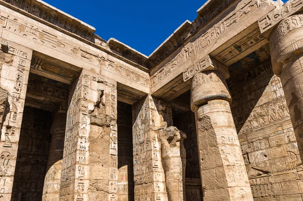 The Medinet Habu (Mortuary Temple of Ramesses III), West Bank of Luxor in Egypt — Stock Photo, Image