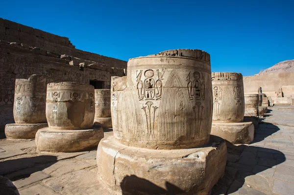 The Medinet Habu (Mortuary Temple of Ramesses III), West Bank of Luxor in Egypt — Stock Photo, Image