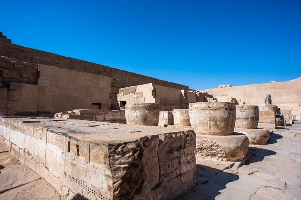 The Medinet Habu (Mortuary Temple of Ramesses III), West Bank of Luxor in Egypt — Stock Photo, Image