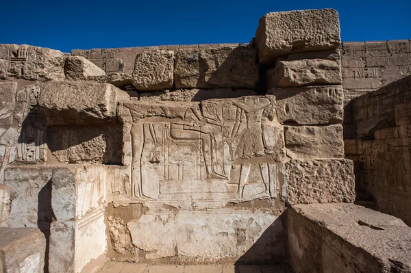 Medinet Habu (Tempio funebre di Ramses III), Cisgiordania di Luxor in Egitto — Foto Stock
