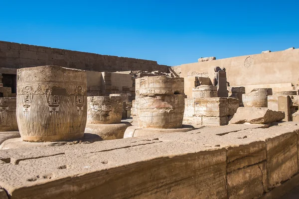 The Medinet Habu (Mortuary Temple of Ramesses III), West Bank of Luxor in Egypt — Stock Photo, Image