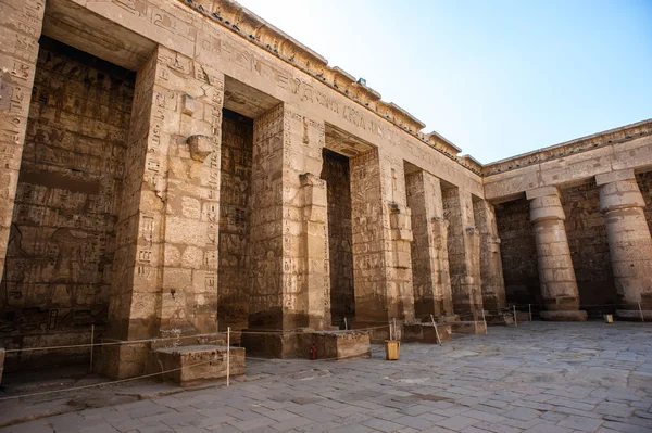 Medinet Habu (Tempio funebre di Ramses III), Cisgiordania di Luxor in Egitto — Foto Stock