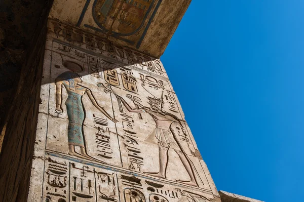 Medinet Habu (Tempio funebre di Ramses III), Cisgiordania di Luxor in Egitto — Foto Stock