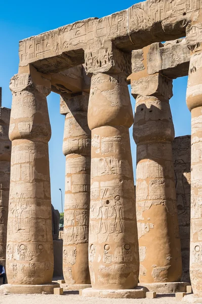 Luxor Temple, wschodnim brzegu Nilu, Egipt — Zdjęcie stockowe