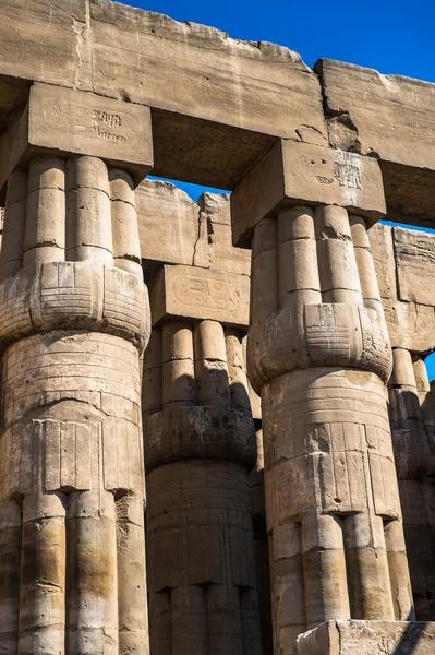 Luxor Temple, wschodnim brzegu Nilu, Egipt — Zdjęcie stockowe