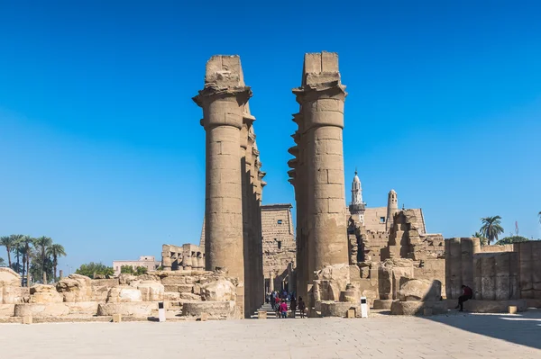 Luxor tempel, oostelijke oever van de Nijl, Egypte — Stockfoto