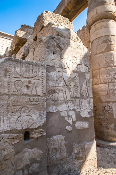 Luxor Temple, wschodnim brzegu Nilu, Egipt — Zdjęcie stockowe