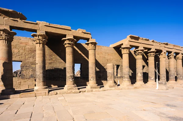 Tempel van Isis van Philae (Agilkia eiland in Lake Nasser) — Stockfoto