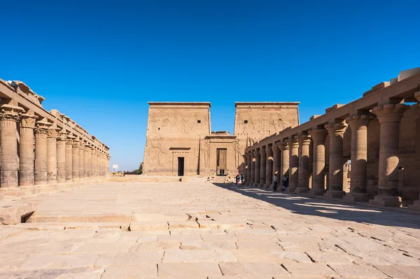 Tempel van Isis van Philae (Agilkia eiland in Lake Nasser) — Stockfoto