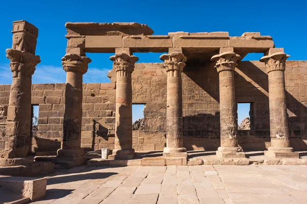 Temple of Isis from Philae (Agilkia Island in Lake Nasser) — Stock Photo, Image