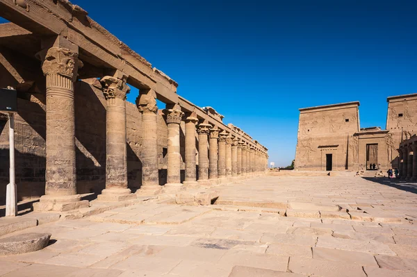 Tempel van Isis van Philae (Agilkia eiland in Lake Nasser) — Stockfoto