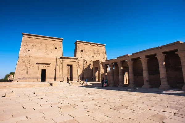 Tempel van Isis van Philae (Agilkia eiland in Lake Nasser) — Stockfoto